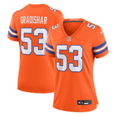 Randy Gradishar Women's Mile High Collection 1977 Throwback Retired Player Game Jersey - Denver Broncos