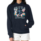 NHL Deep Sea Blue Seattle Kraken G-III 4Her by Carl Banks Women's Flower Logo Pullover Hoodie