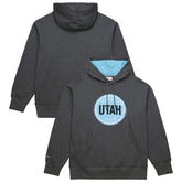NHL Anthracite Utah Hockey Club Mitchell & Ness Playoff Pullover Hoodie