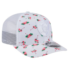 Adventure Flamingo Pattern 9SEVENTY Stretch-Snap Hat - Las Vegas Raiders