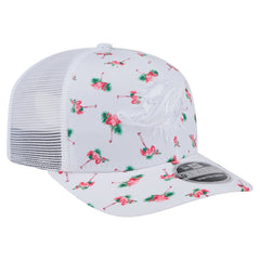 Adventure Flamingo Pattern 9SEVENTY Stretch-Snap Hat - Miami Dolphins