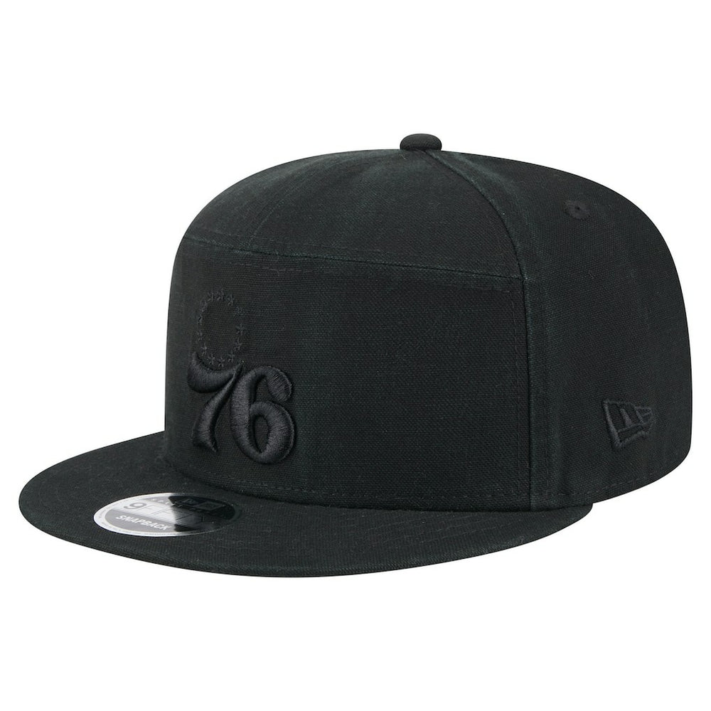 NBA Philadelphia 76ers Adventure Canvas Split Panel 9FIFTY Snapback Hat