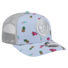 NBA Brooklyn Nets Adventure Aloha Pattern 9SEVENTY Stretch-Snap Hat