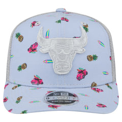 NBA Chicago Bulls Adventure Aloha Pattern 9SEVENTY Stretch-Snap Hat