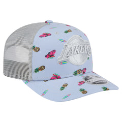 NBA Los Angeles Lakers Adventure Aloha Pattern 9SEVENTY Stretch-Snap Hat