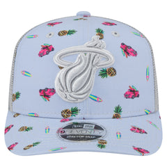 NBA Miami Heat Adventure Aloha Pattern 9SEVENTY Stretch-Snap Hat