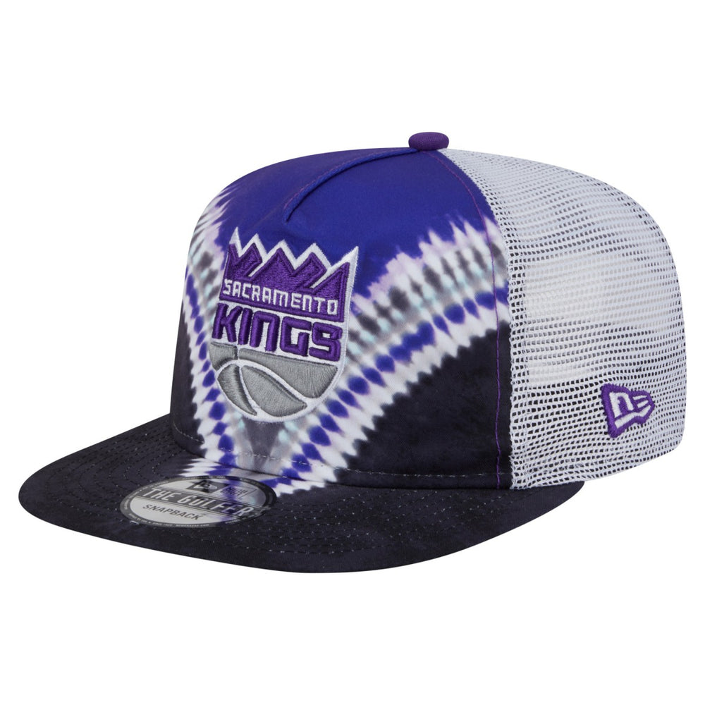NBA Sacramento Kings Throwback Dye Golfer Snapback Hat