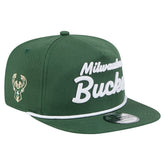 NBA Milwaukee Bucks Team Text Golfer Snapback Hat