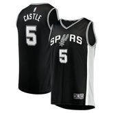 NBA Stephon Castle San Antonio Spurs 2024 NBA Draft Fast Break Player Jersey