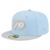 NHL Light Blue/Gray Philadelphia Flyers New Era Color Pack Two-Tone 59FIFTY Fitted Hat