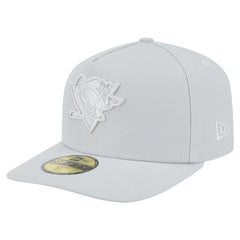 NHL Gray Pittsburgh Penguins New Era Color Pack A-Frame 59FIFTY Fitted Hat