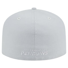 NHL Gray Pittsburgh Penguins New Era Color Pack A-Frame 59FIFTY Fitted Hat
