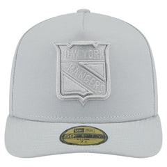 NHL Gray New York Rangers New Era Color Pack A-Frame 59FIFTY Fitted Hat
