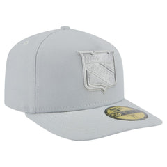 NHL Gray New York Rangers New Era Color Pack A-Frame 59FIFTY Fitted Hat