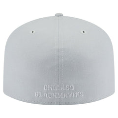 NHL Gray Chicago Blackhawks New Era Color Pack A-Frame 59FIFTY Fitted Hat