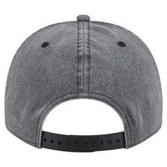 NHL Charcoal Pittsburgh Penguins New Era Throwback Washed A-Frame Pre-Curved 9FIFTY Snapback Hat