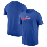 France National Team Team Wordmark Swoosh Core T-Shirt - Nike Royal