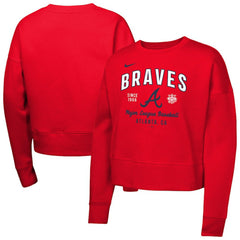 MLB Atlanta Braves Nike Girls Youth Fleece Sweatshirt
