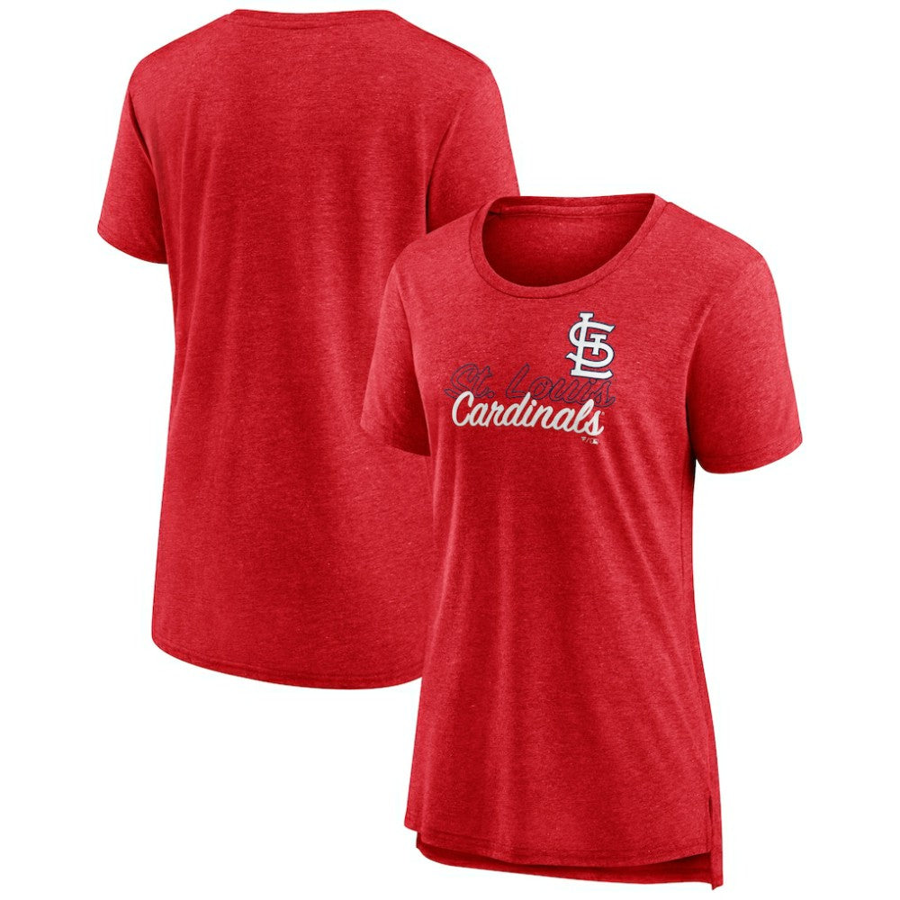 MLB St. Louis Cardinals Women's Practice Time Tri-Blend T-Shirt