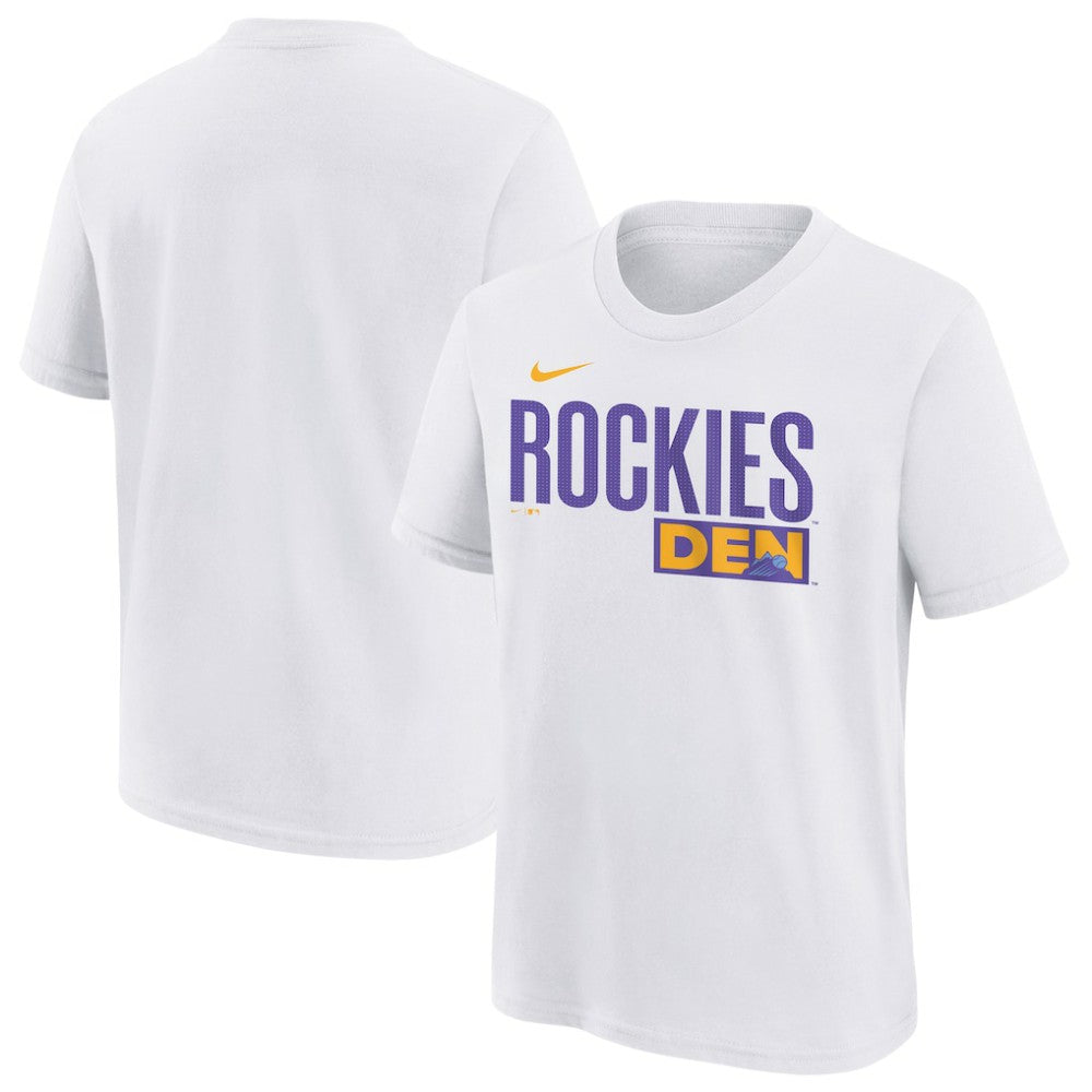 MLB Colorado Rockies Nike Youth 2025 City Connect Wordmark T-Shirt