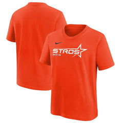 MLB Houston Astros Nike Youth 2025 City Connect Wordmark T-Shirt