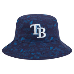 MLB Tampa Bay Rays New Era 2025 Spring Training All Over Print Bucket Hat