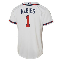 MLB Ozzie Albies Atlanta Braves Nike Youth Home Replica Player Jersey