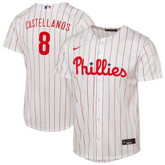 MLB Nick Castellanos Philadelphia Phillies Nike Youth Home Replica Player Jersey