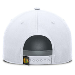 NHL White Chicago Blackhawks Fanatics Rope A-Frame Adjustable Hat