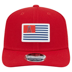 MLB Los Angeles Angels New Era Flag 9SEVENTY Stretch-Snap Hat