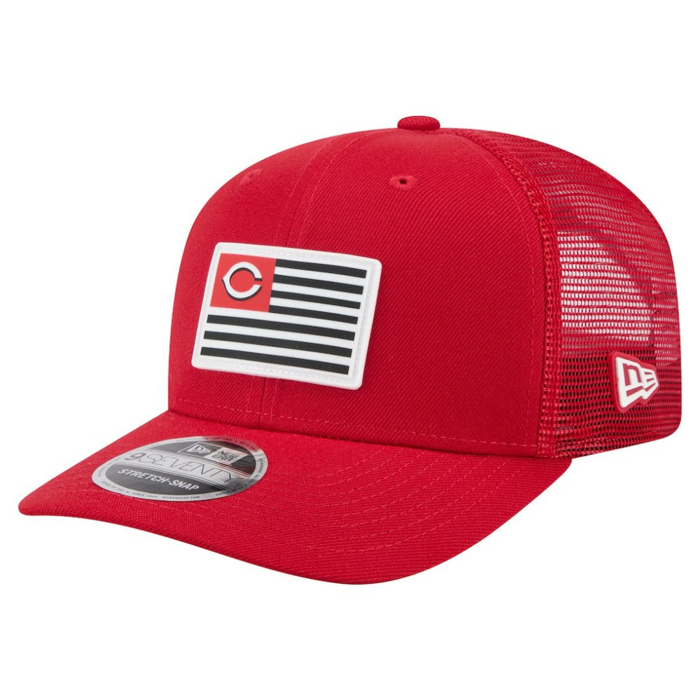 MLB Cincinnati Reds New Era Flag 9SEVENTY Stretch-Snap Hat