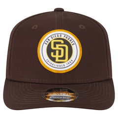 MLB San Diego Padres New Era Circle Patch 9SEVENTY Stretch-Snap Hat