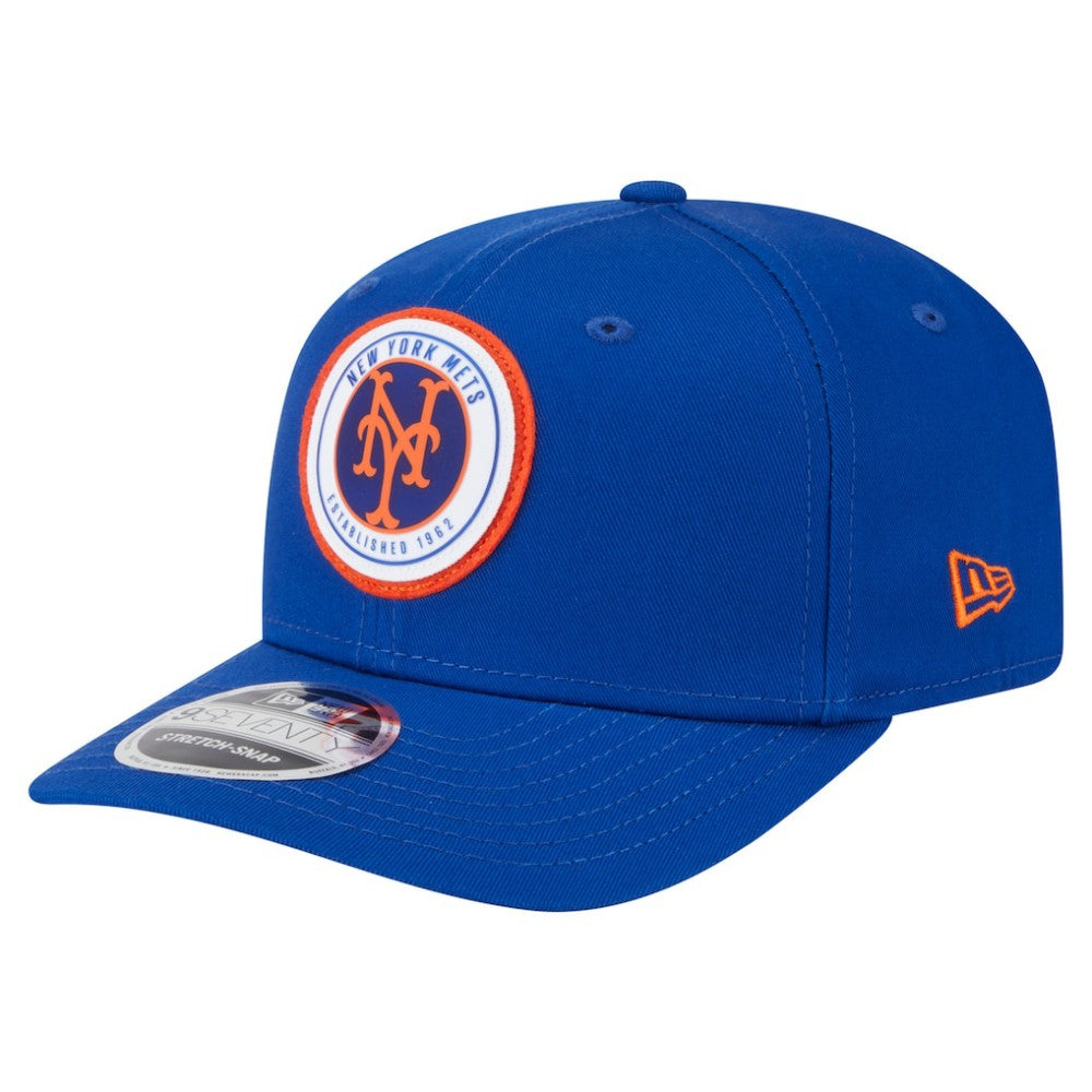 MLB New York Mets New Era Circle Patch 9SEVENTY Stretch-Snap Hat