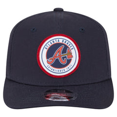 MLB Atlanta Braves New Era Circle Patch 9SEVENTY Stretch-Snap Hat