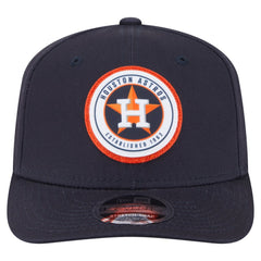 MLB Houston Astros New Era Circle Patch 9SEVENTY Stretch-Snap Hat