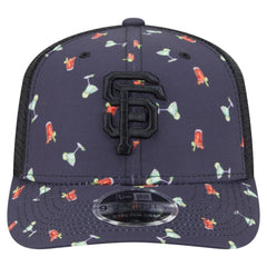 MLB San Francisco Giants New Era Adventure Drinks Pattern 9SEVENTY Stretch-Snap Hat