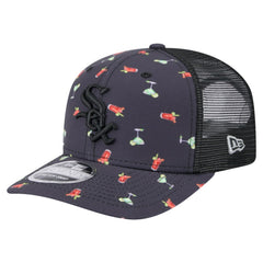 MLB Chicago White Sox New Era Adventure Drinks Pattern 9SEVENTY Stretch-Snap Hat