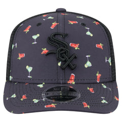 MLB Chicago White Sox New Era Adventure Drinks Pattern 9SEVENTY Stretch-Snap Hat