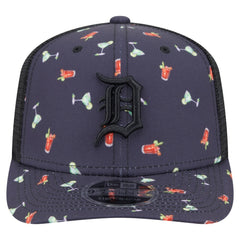MLB Detroit Tigers New Era Adventure Drinks Pattern 9SEVENTY Stretch-Snap Hat
