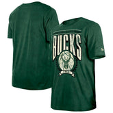NBA Milwaukee Bucks Throwback Vintage Boxy Mineral Wash T-Shirt