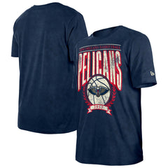 NBA New Orleans Pelicans Throwback Vintage Boxy Mineral Wash T-Shirt
