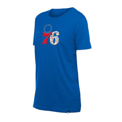 NBA Philadelphia 76ers Women's Glam Game Flower T-Shirt