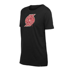NBA Portland Trail Blazers Women's Glam Game Flower T-Shirt