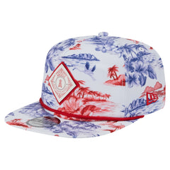MLB Los Angeles Angels New Era Printed Island Golfer Snapback Hat