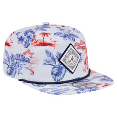 MLB Atlanta Braves New Era Printed Island Golfer Snapback Hat