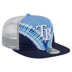 MLB Tampa Bay Rays New Era Tie-Dye Golfer Trucker Adjustable Hat