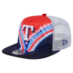 MLB Texas Rangers New Era Tie-Dye Golfer Trucker Adjustable Hat