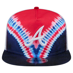 MLB Atlanta Braves New Era Tie-Dye Golfer Trucker Adjustable Hat