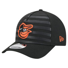 MLB Baltimore Orioles New Era American Flag 9FORTY M-Crown A-Frame Adjustable Hat