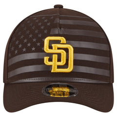 MLB San Diego Padres New Era American Flag 9FORTY M-Crown A-Frame Adjustable Hat